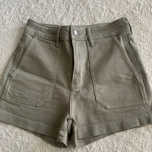 Khaki Women's Cargo Shorts